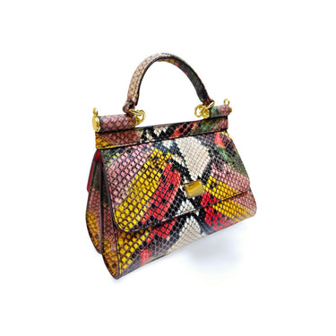 Liezel Snake Print Handbag
